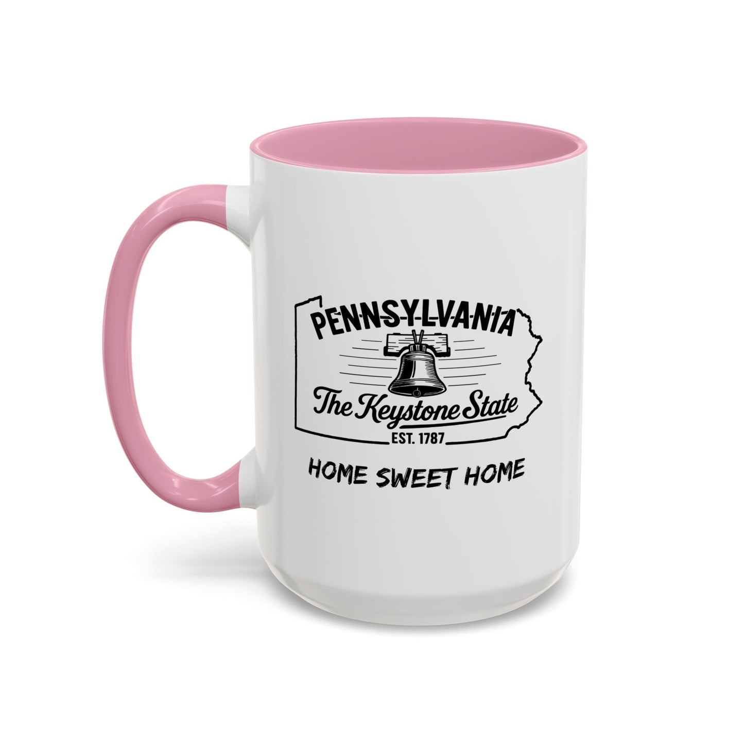 Pennsylvania Home Sweet Home Mug State Pride Coffee Cup with Color Options Gift for Locals Travelers Housewarming Coffee Lover