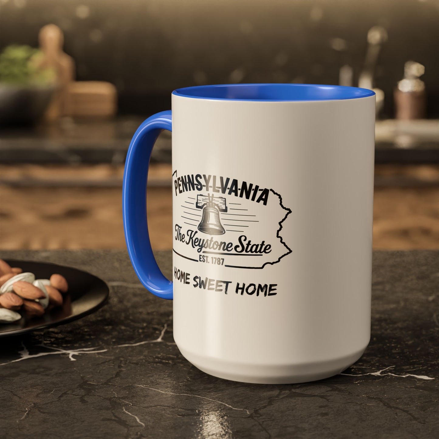Pennsylvania Home Sweet Home Mug State Pride Coffee Cup with Color Options Gift for Locals Travelers Housewarming Coffee Lover