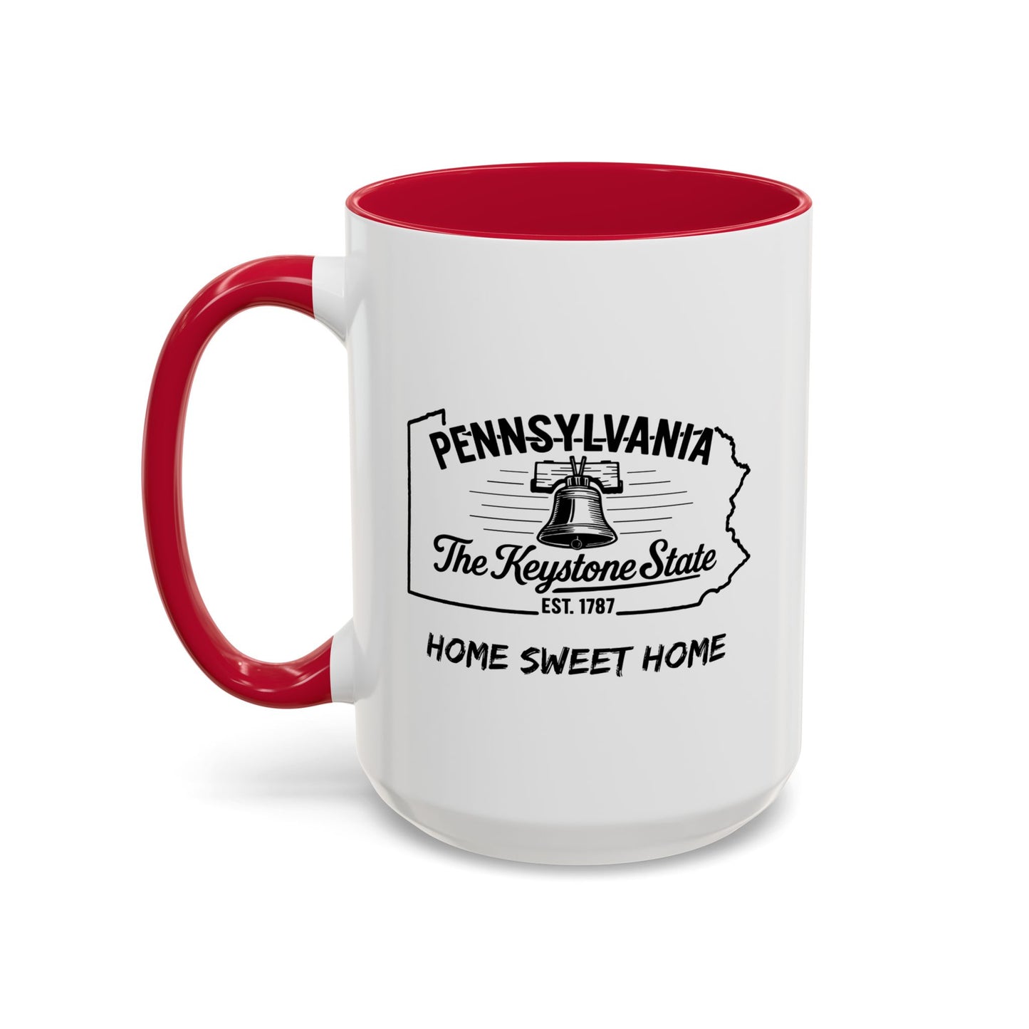 Pennsylvania Home Sweet Home Mug State Pride Coffee Cup with Color Options Gift for Locals Travelers Housewarming Coffee Lover
