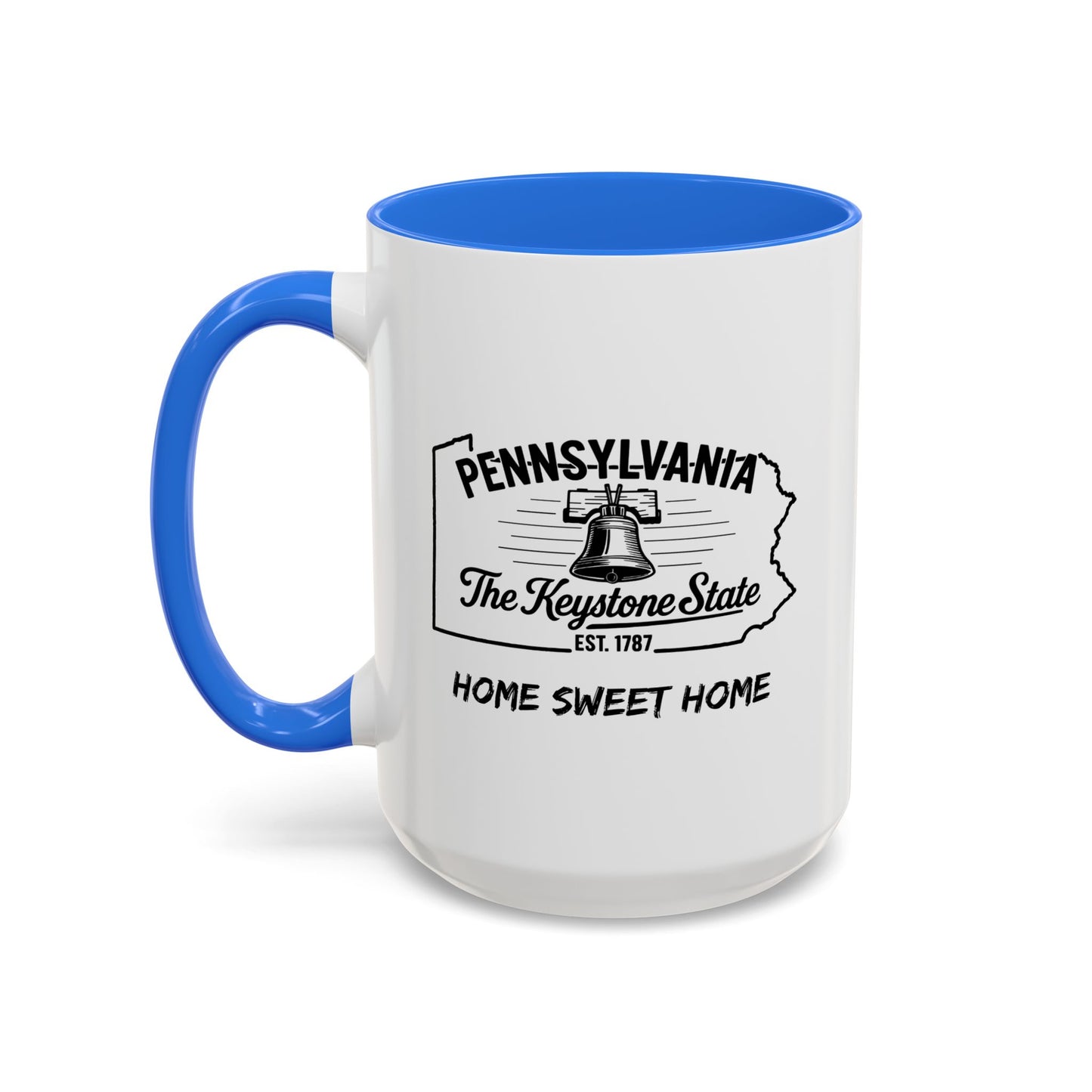 Pennsylvania Home Sweet Home Mug State Pride Coffee Cup with Color Options Gift for Locals Travelers Housewarming Coffee Lover