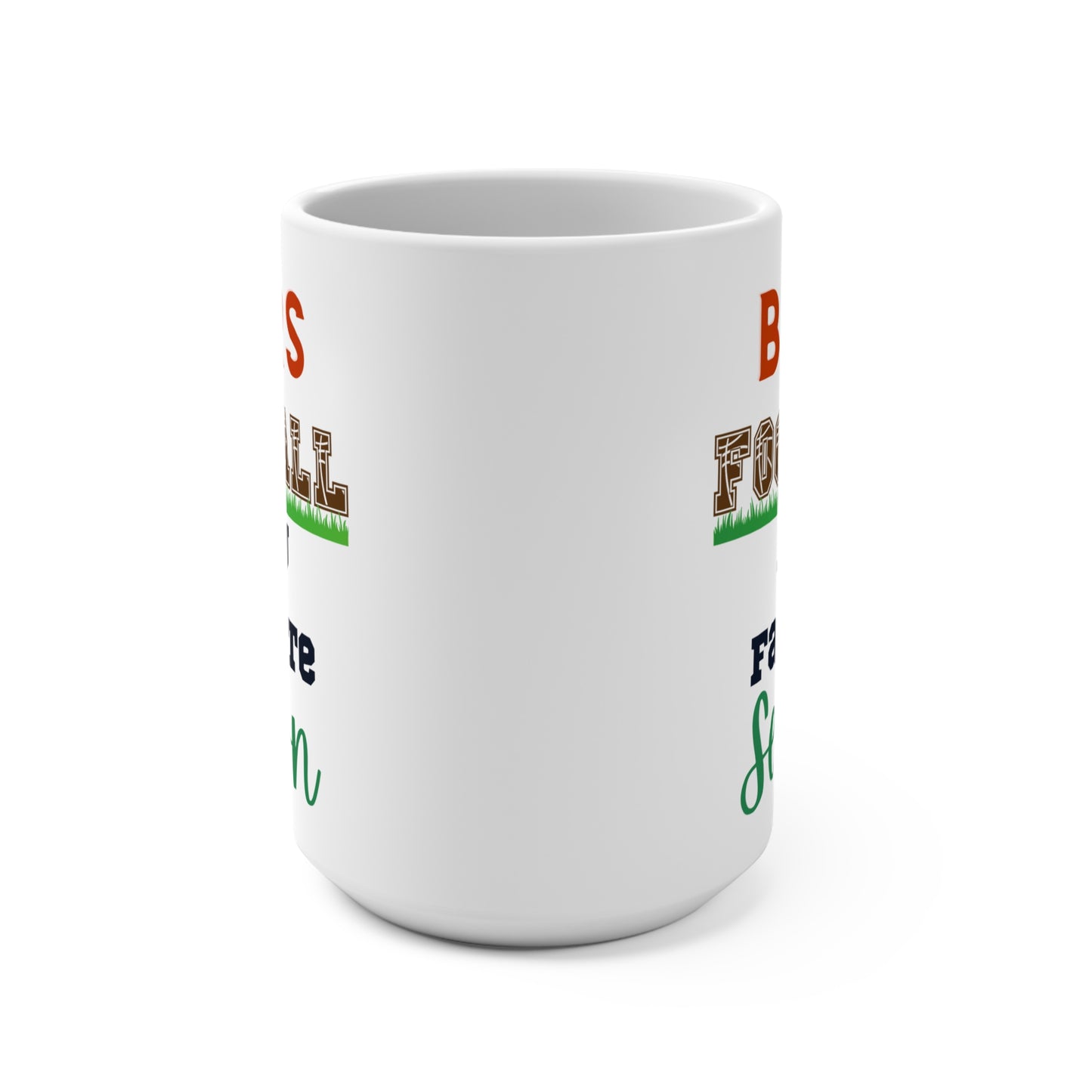 Bears Football Is My Favorite Season Mug Funny Chicago Fan Gift for NFL Lovers Game Day Coffee or Fall Tailgate Cup