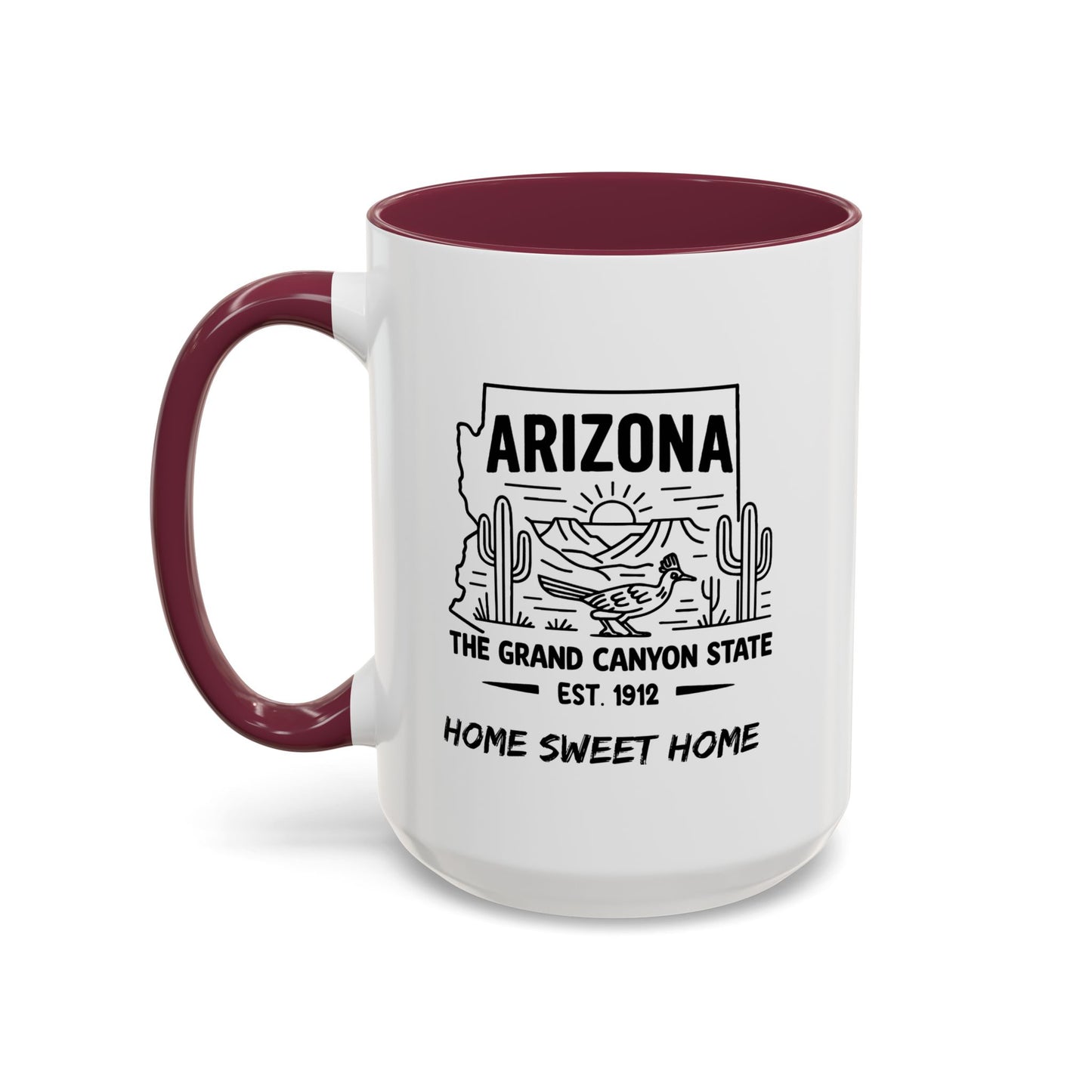 Arizona Home Sweet Home Mug State Pride Coffee Cup with Color Options Gift for Locals Travelers Housewarming Coffee Lover